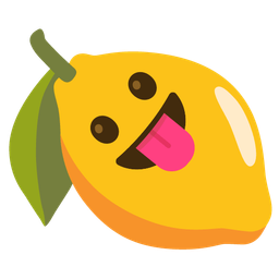 Lemon and Face with tongue