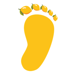 lemon and footprints