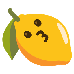 Lemon and Kissing face