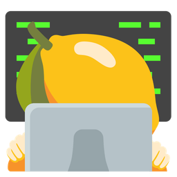 lemon and laptop