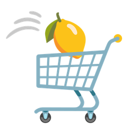 lemon and shopping cart