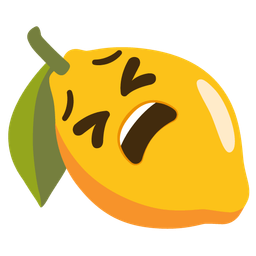 lemon and tired face