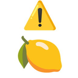 lemon and warning
