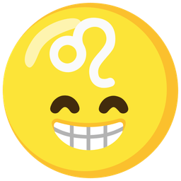 Leo and Beaming face with smiling eyes