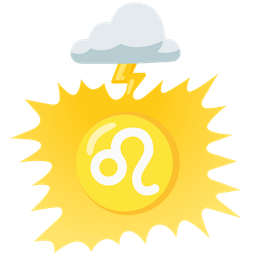 Leo and cloud with lightning