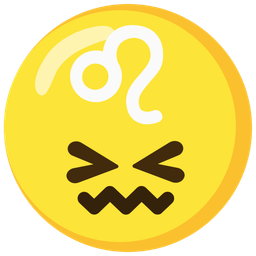 Leo and confounded face