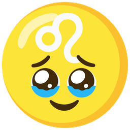 Leo and face holding back tears