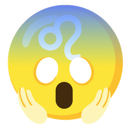 Leo and face screaming in fear