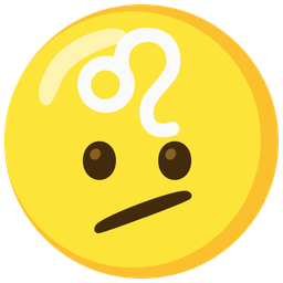 Leo and face with diagonal mouth