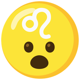 Leo and face with open mouth