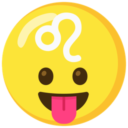 Leo and Face with tongue