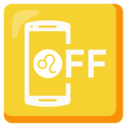 Leo and mobile phone off