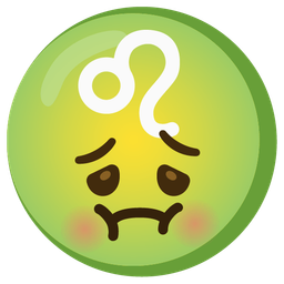 Leo and nauseated face