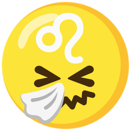 Leo and sneezing face