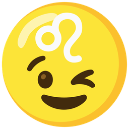 Leo and Winking face