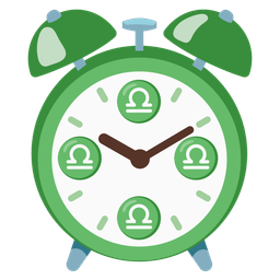 Libra and alarm clock