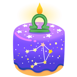 Libra and birthday cake