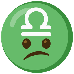 Libra and confused face