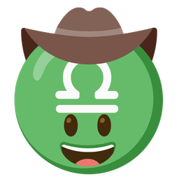 Libra and cowboy hat face