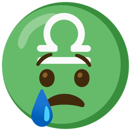 Libra and crying face