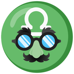 Libra and disguised face