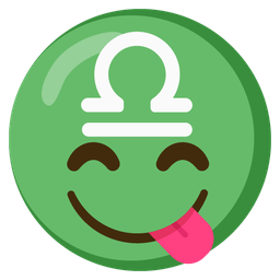 Libra and Face savoring food