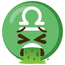 Libra and face vomiting