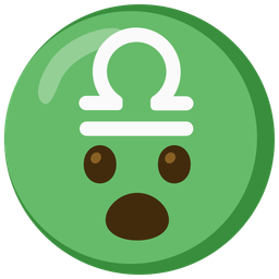 Libra and face with open mouth