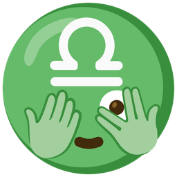 Libra and face with peeking eye