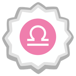 Libra and fish cake with swirl