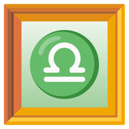 Libra and framed picture