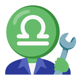 Libra and hammer and wrench