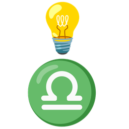 Libra and light bulb