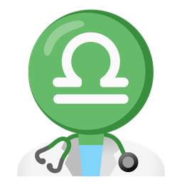 Libra and stethoscope