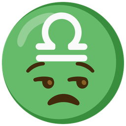 Libra and unamused face