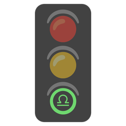 Libra and vertical traffic light