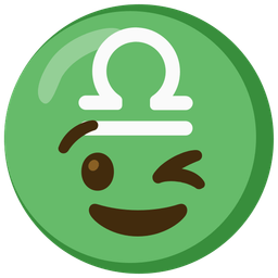 Libra and Winking face