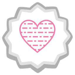 light blue heart and fish cake with swirl