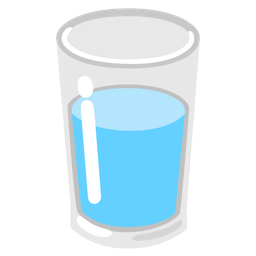 light blue heart and glass of milk