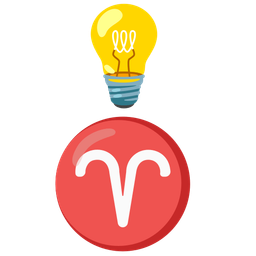 Light bulb and Aries