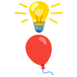Light bulb and Balloon