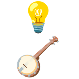 Light bulb and Banjo