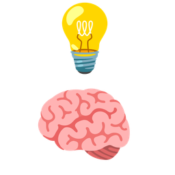 light bulb and brain