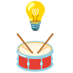 Light bulb and Drum