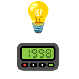 Light bulb and Pager