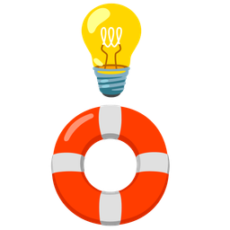 Light bulb and Ring buoy