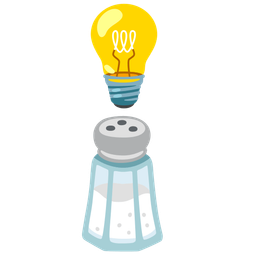 Light bulb and Salt