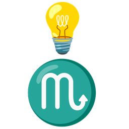 Light bulb and Scorpio