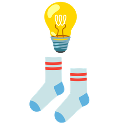 Light bulb and Socks
