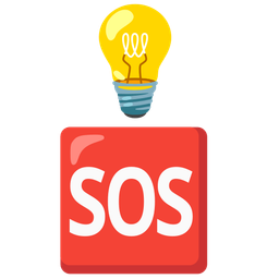 Light bulb and SOS button